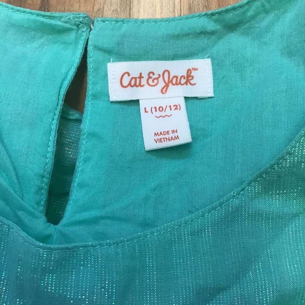Kids green dress